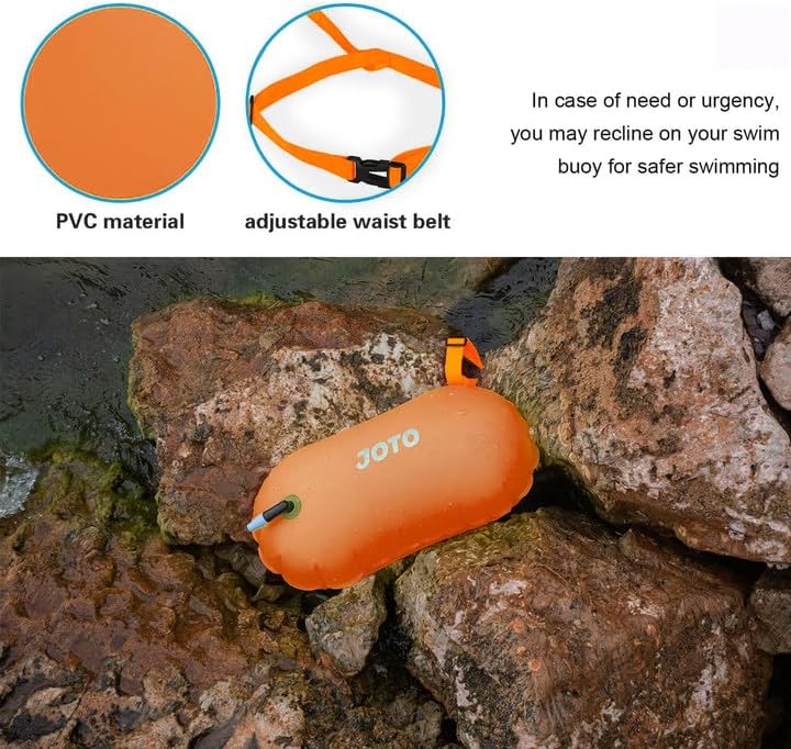JOTO (2Stück Schwimmboje,Gut Sicherheit beim Schwimmen,Ultraleichte Swim Bubble Sicherheitsboje Absc