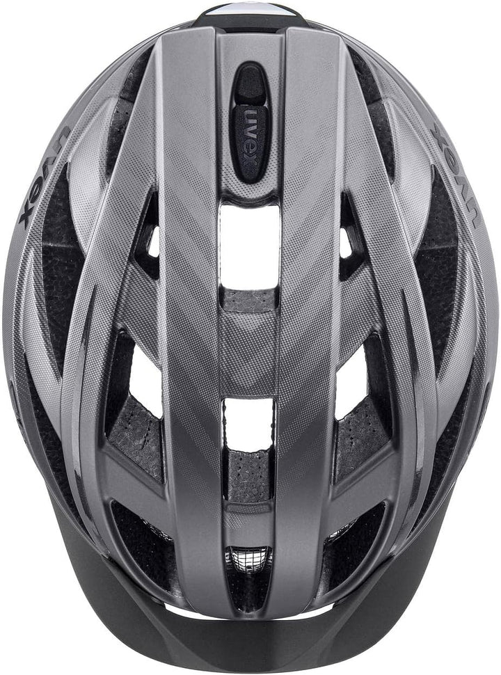 uvex Unisex – Erwachsene, city i-vo Fahrradhelm titan matt 52-57 cm Single, titan matt 52-57 cm Sing
