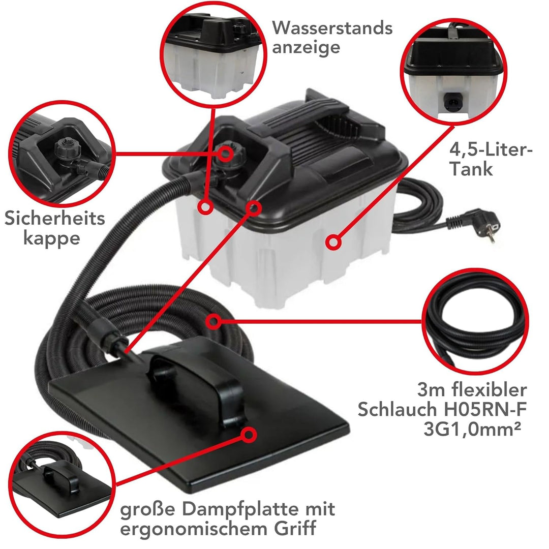 TOOLLAND - TM76073 Dampf-Tapetenablöser 175039