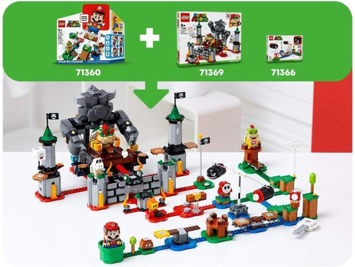 LEGO 71369 Super Mario Bowsers Festung – Erweiterungsset, Bauspiel