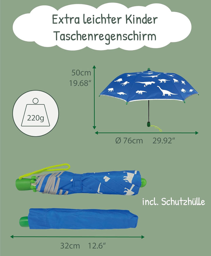 HECKBO Magic Ranzen Rucksack Regenschutz Hülle für Kinder - verschiede Motive - wechselt bei Regen d