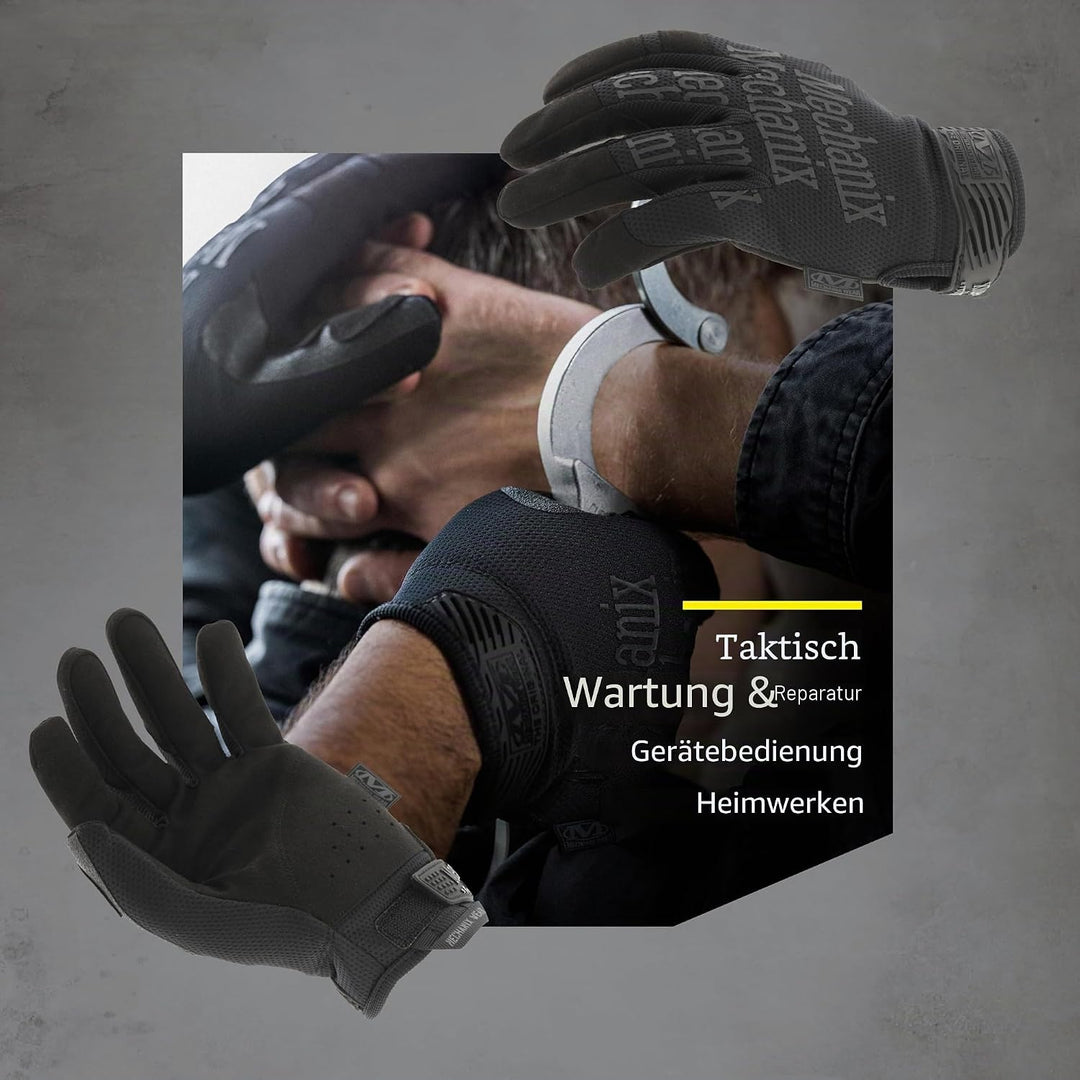 Mechanix MG-55-008 Wear Original Covert Handschuhe (Small, Vollständig schwarz) Einsatzhandschuhe 26