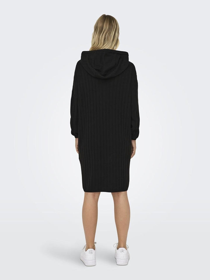 ONLY Female Strickkleid ONLTESSA Langes Kleid XS Schwarz, XS Schwarz