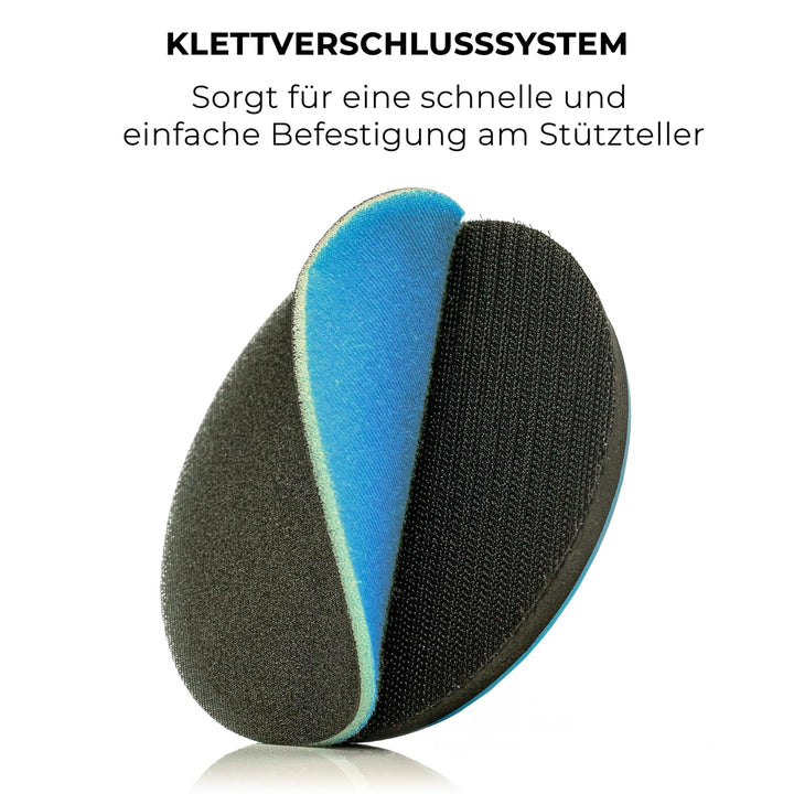 GLASS POLISH 14502 GlasX60 Profi Schleifscheibe für Glas, Siliziumkarbid Schleifscheibe mit Haken un