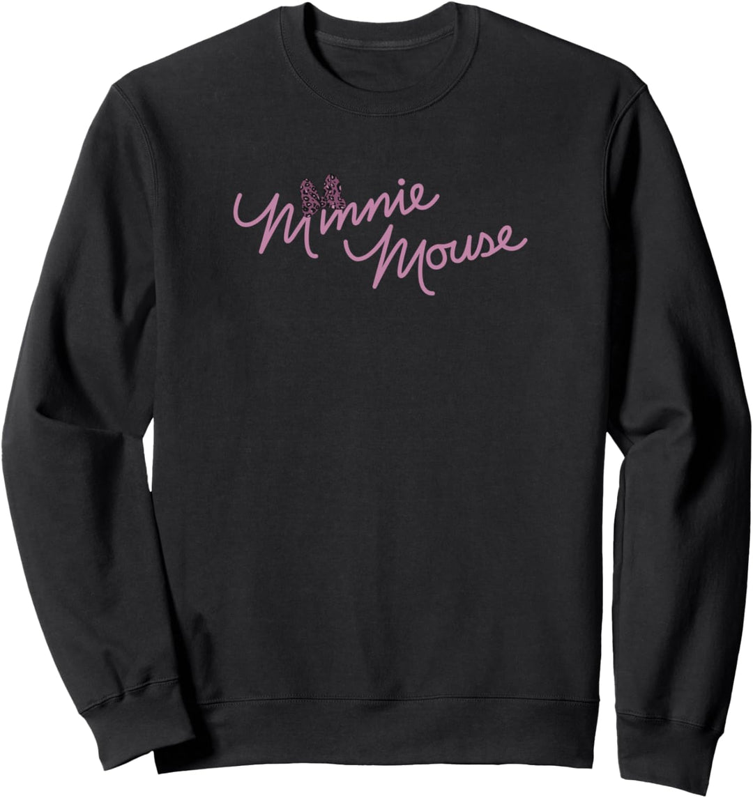 Disney Minnie Maus Schleife mit Gepardenmuster Sweatshirt