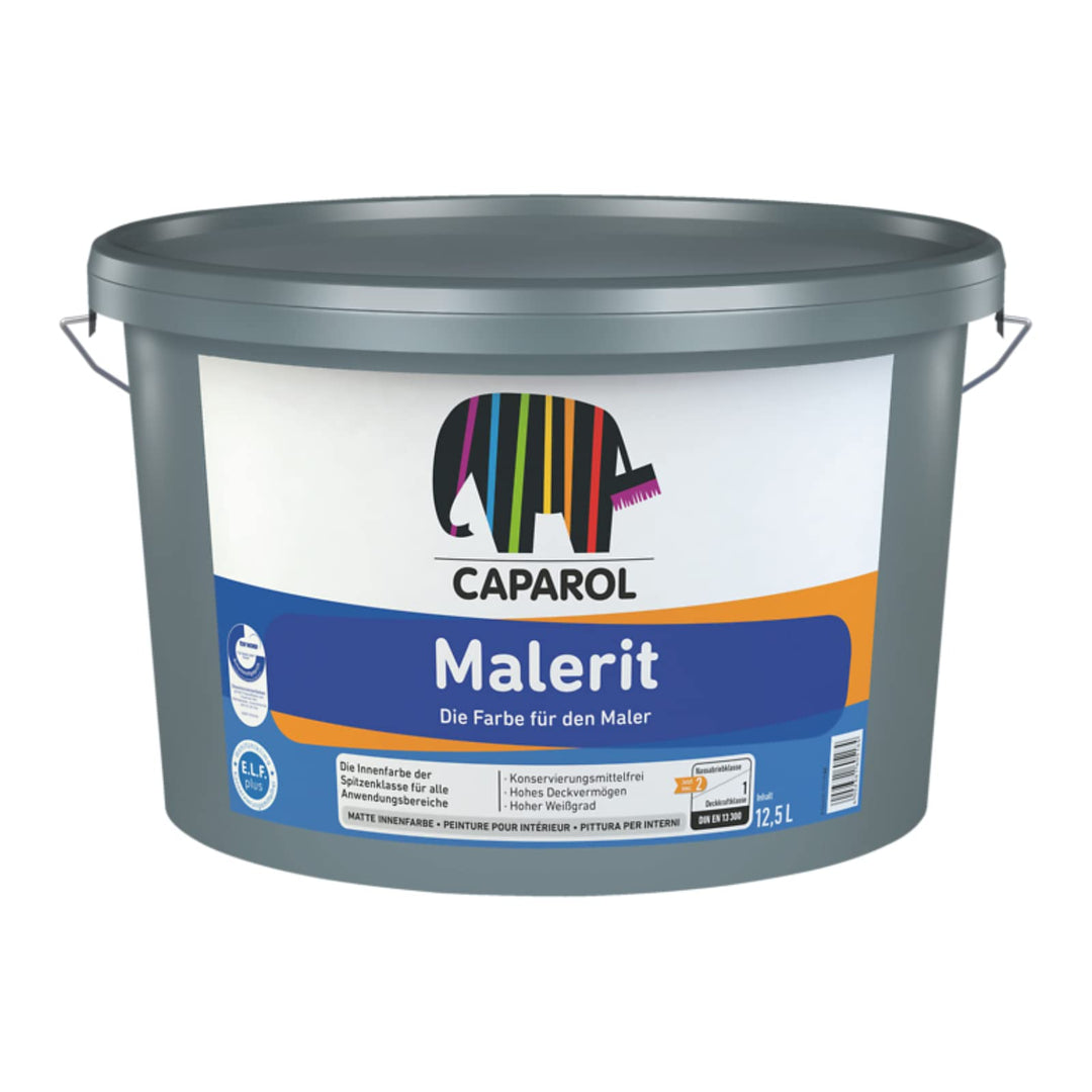 Caparol Malerit E.L.F. plus Grösse 12,5 LTR, Farbe weiss 12.5 l (1er Pack) Weiss, 12.5 l (1er Pack)