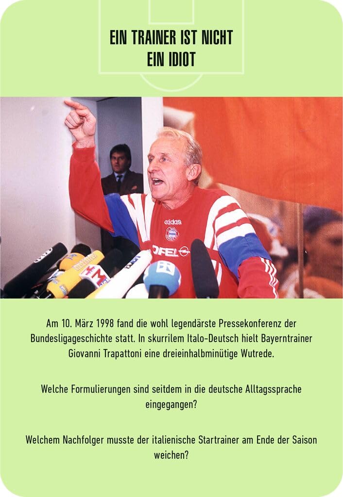 moses. Legendäre Fussballmomente – Das Quiz, 100 Quizfragen zu den grössten Momenten der Fussballges