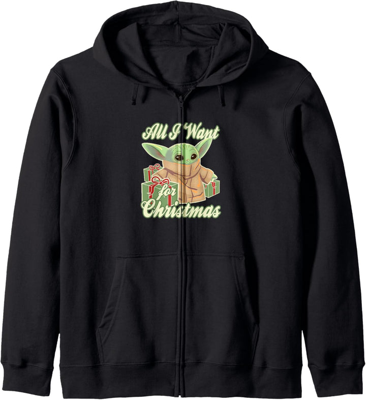 Star Wars The Mandalorian The Child All I Want For Christmas Kapuzenjacke