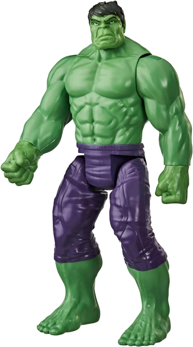 Marvel Avengers Titan Hero Serie Blast Gear Deluxe Hulk Action-Figur, 30 cm grosses Spielzeug, Für K