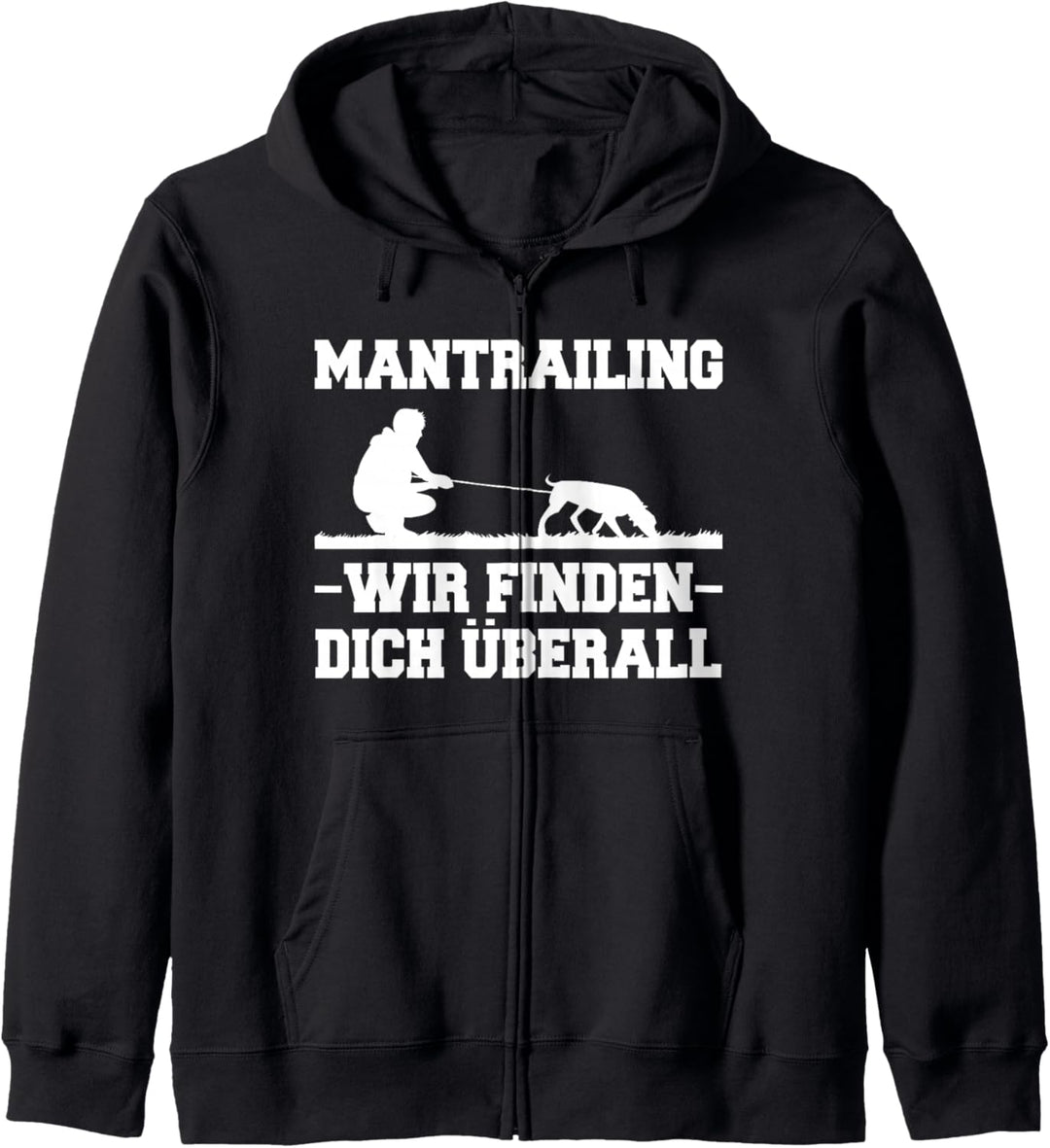 Mantrailing Ausbildung Personenspürhunde Mantrailing Hund Kapuzenjacke