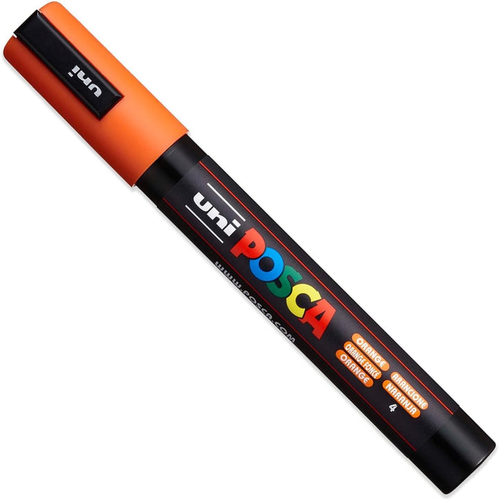 Posca PC-5M Farbmarker, Kunststifte, 1,8–2,5 mm, Set mit Sonnenuntergangsfarben, 8 Stück in Geschenk