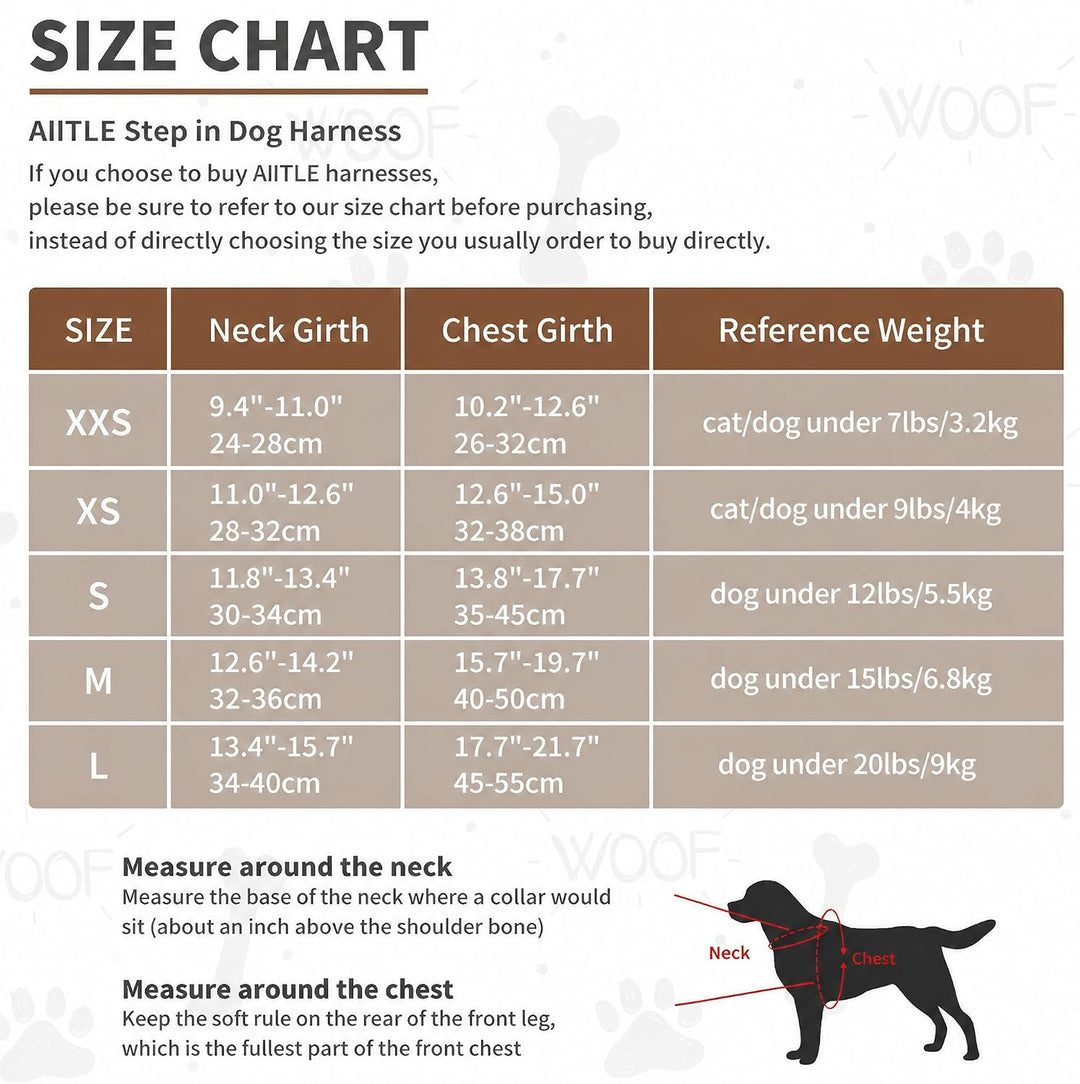 AIITLE Easy Walk Hundeweste, Geschirr und Leine, Set, Haustierbedarf, kein Ziehen, atmungsaktives Ne