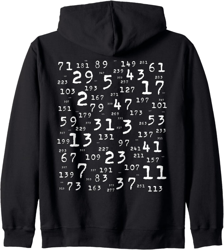 Primzahlen Lehrer Nerd Wissenschaft Student Logik Mathe Kapuzenjacke