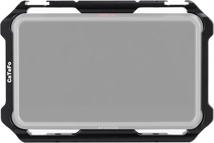 CaTeFo Ninja V Käfig für Atomos Ninja V/Ninja V Plus/Shinobi/ZATO Connect Monitore, Käfig mit integr