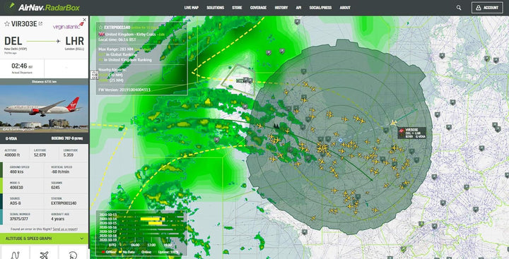 AirNav ADS-B 1090 MHz XBoost Antenne mit SMA Anschluss