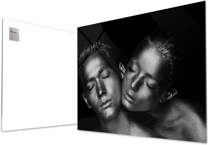 wandmotiv24 Deko Wandbild aus Acrylglas, Grösse 100x75cm, Querformat, sinnliches Paar Foto, Models,