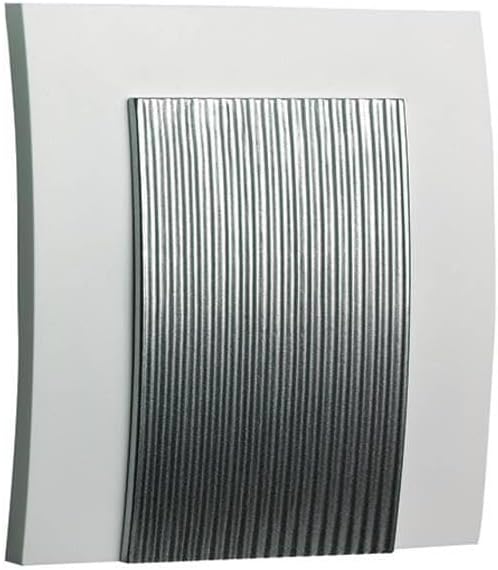 Grothe 1502051 Elektromechanisch Zweiklang, Gong 565 W/SIM, weiss/Silber metallic