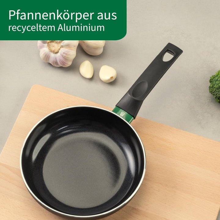 FACKELMANN Chefkoch Aluminium-Pfanne Ø20 cm Bielefeld mit Keramik-Antihaft-Beschichtung – Bratpfanne