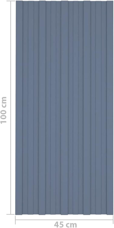 Yolola 36 STK. Dachpaneele Dachpfannen Profilblech Trapezblech Dachblech Stahlblech Trapezbleche Dac