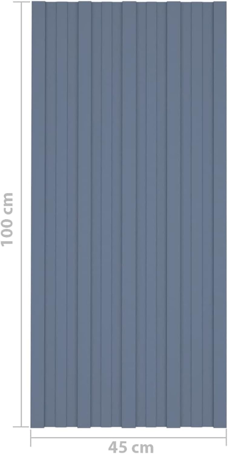 Yolola 36 STK. Dachpaneele Dachpfannen Profilblech Trapezblech Dachblech Stahlblech Trapezbleche Dac