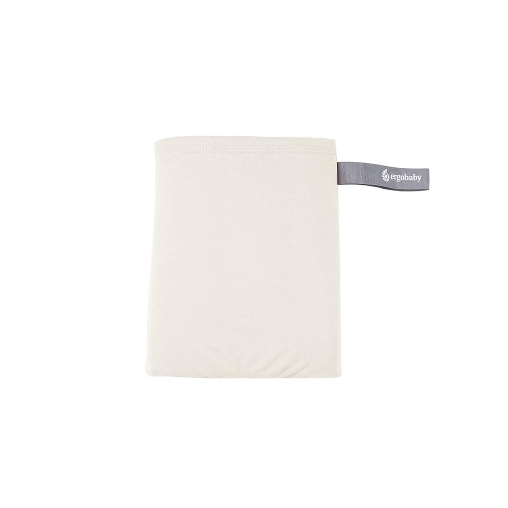 Ergobaby Babytragetuch für Neugeborene ab Geburt bis 11,3 kg, Aura Knit Tragetuch aus recycelten Sto