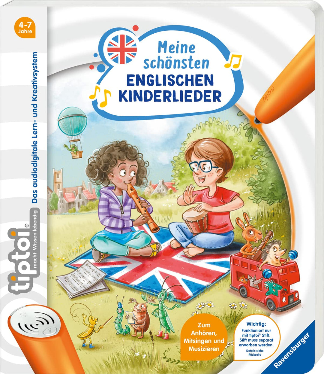 tiptoi® Meine schönsten englischen Kinderlieder, Pappband