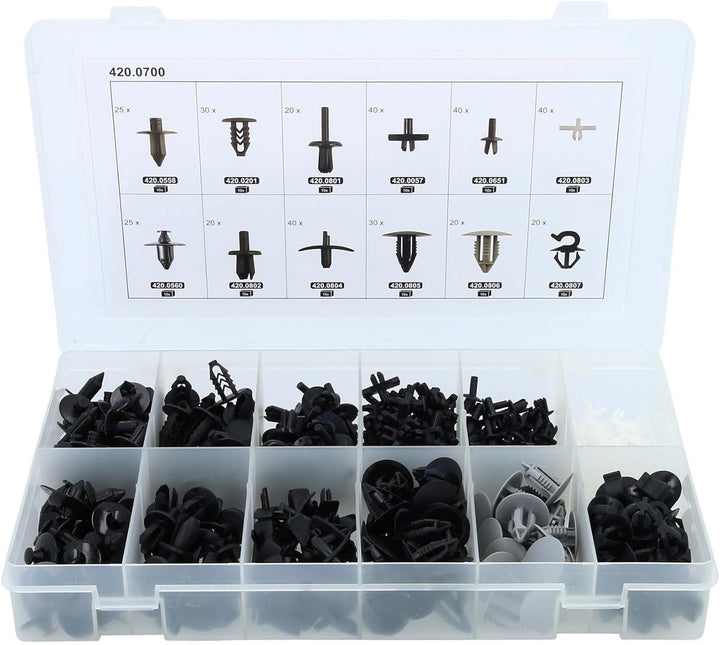 KS Tools 420.0700 Befestigungs-Clip-Satz für Volvo, 350-tlg.