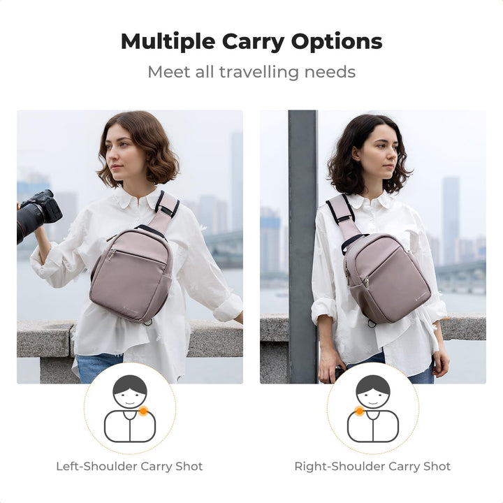 K&amp;F CONCEPT Kameratasche, Kamera Sling Tasche Schultertasche Fotorucksack Klein, Wasserdichter Kamer