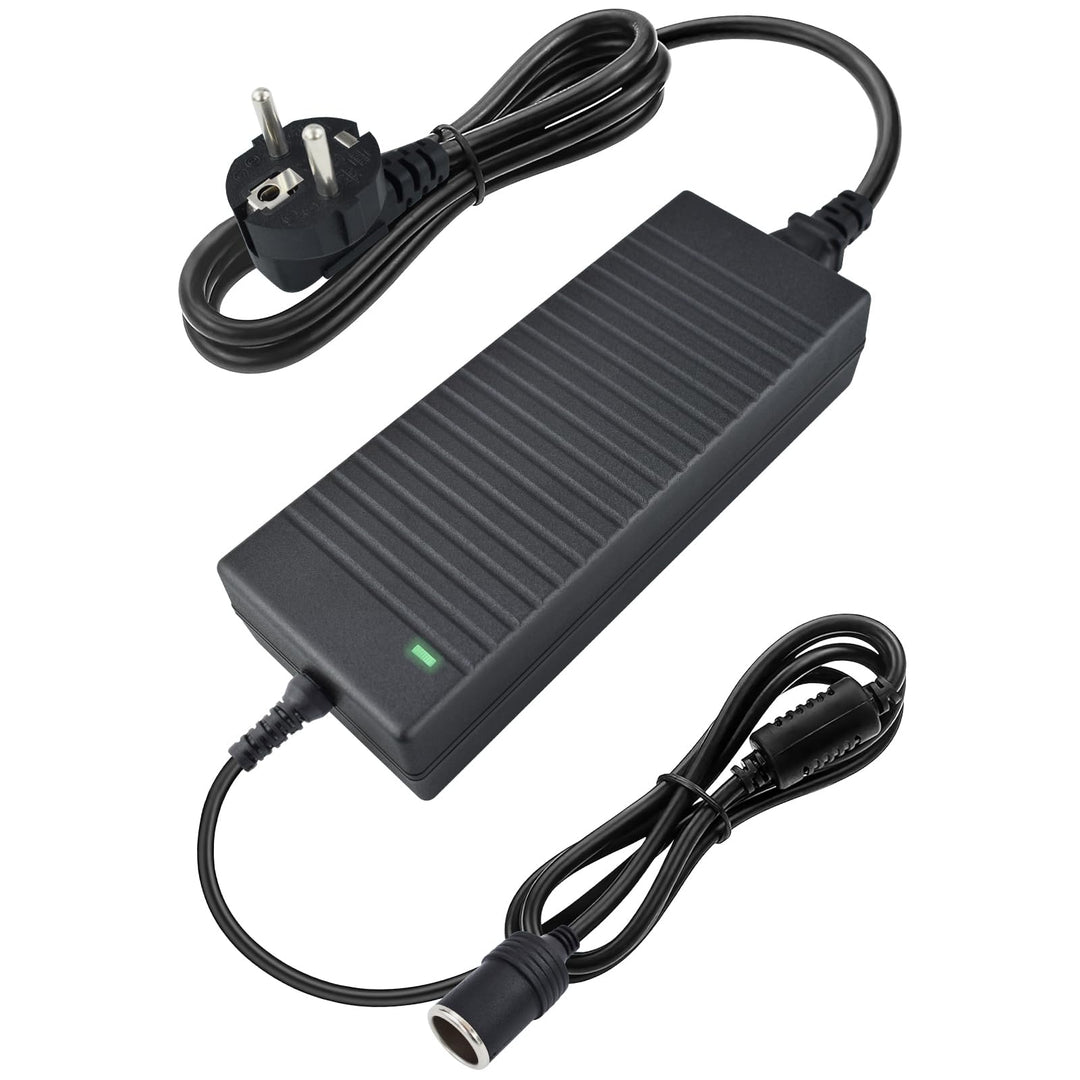 KFZ Netzadapter 12V 15A, Spannungswandler AC 230V auf DC 12V 15A 180W mit Europäischem Standardsteck