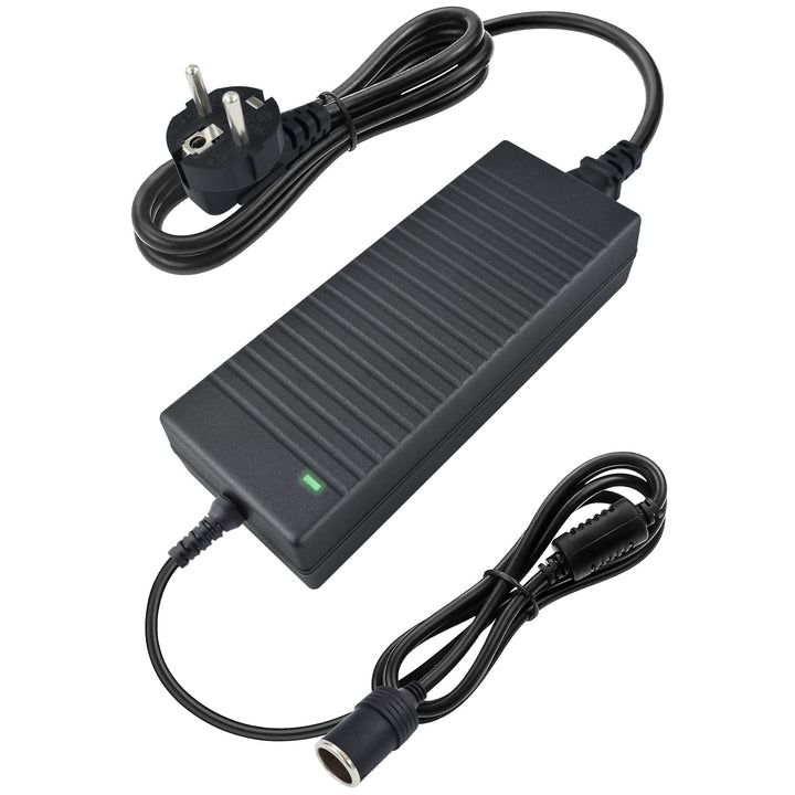 KFZ Netzadapter 12V 15A, Spannungswandler AC 230V auf DC 12V 15A 180W mit Europäischem Standardsteck