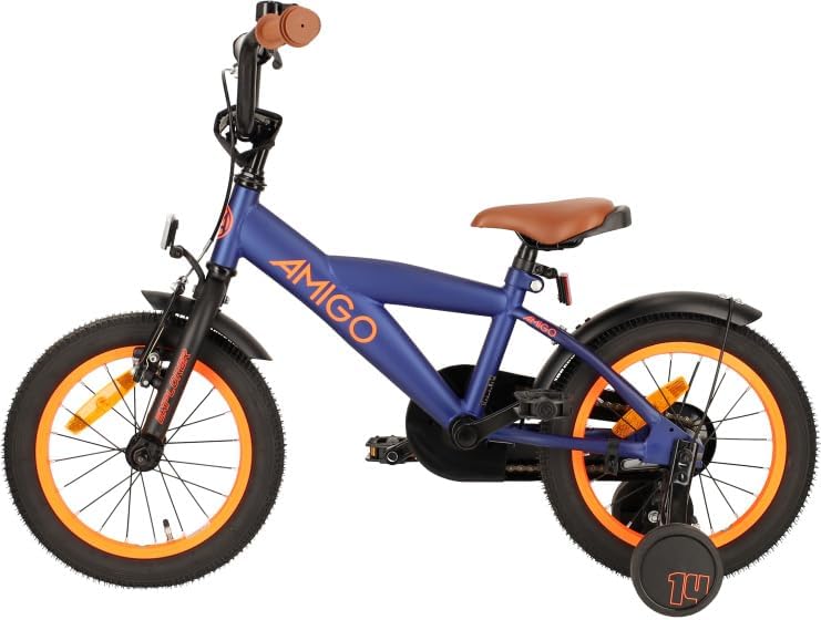 AMIGO Explorer - Kinderfahrrad - 12/14 / 16 Zoll - mit Handbremse, Rücktritt, Lenkerpolster und Stüt