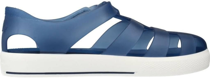 Unbekannt Mädchen Star Riemchensandalen, Marineblau Transparent