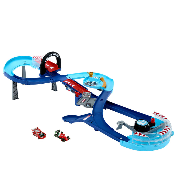 Mattel Disney und Pixar Cars Spielset mit 2 Spielzeugautos, Lightning McQueen und Francesco Bernoull