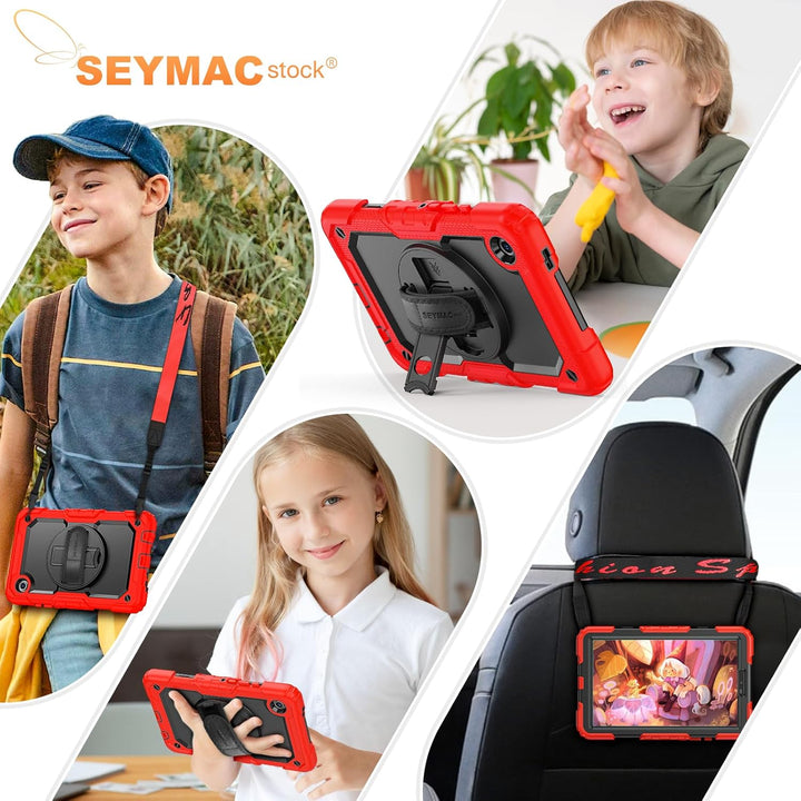 SEYMAC stock Hülle für Samsung Galaxy Tab A11/A9 8,7 Zoll 2025/2023, Stossfeste Hülle mit Displaysch