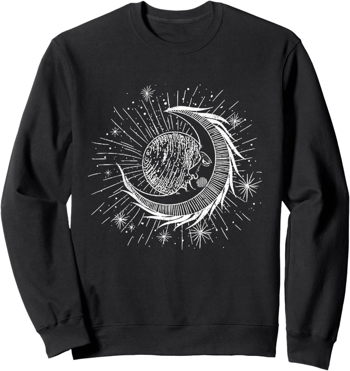 Boho Mond Sonne Astrologie Geschenk Sweatshirt