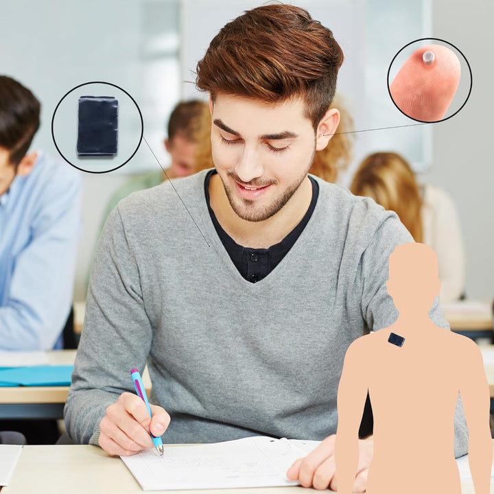 PingaOculto SpionageKopfhörer Bluetooth GSM für Prüfung Unsichtbar Nano Mini mit Mikrofon für Handy