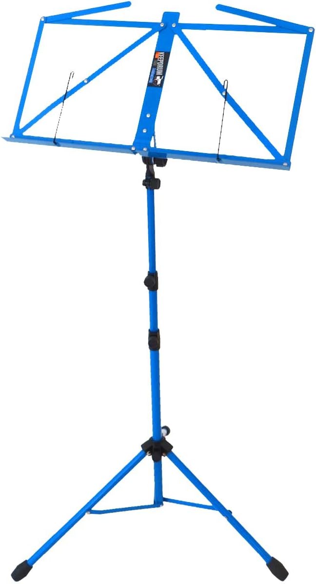 keepdrum Notenständer Blau Notenpult mit Tasche Bag, Blau