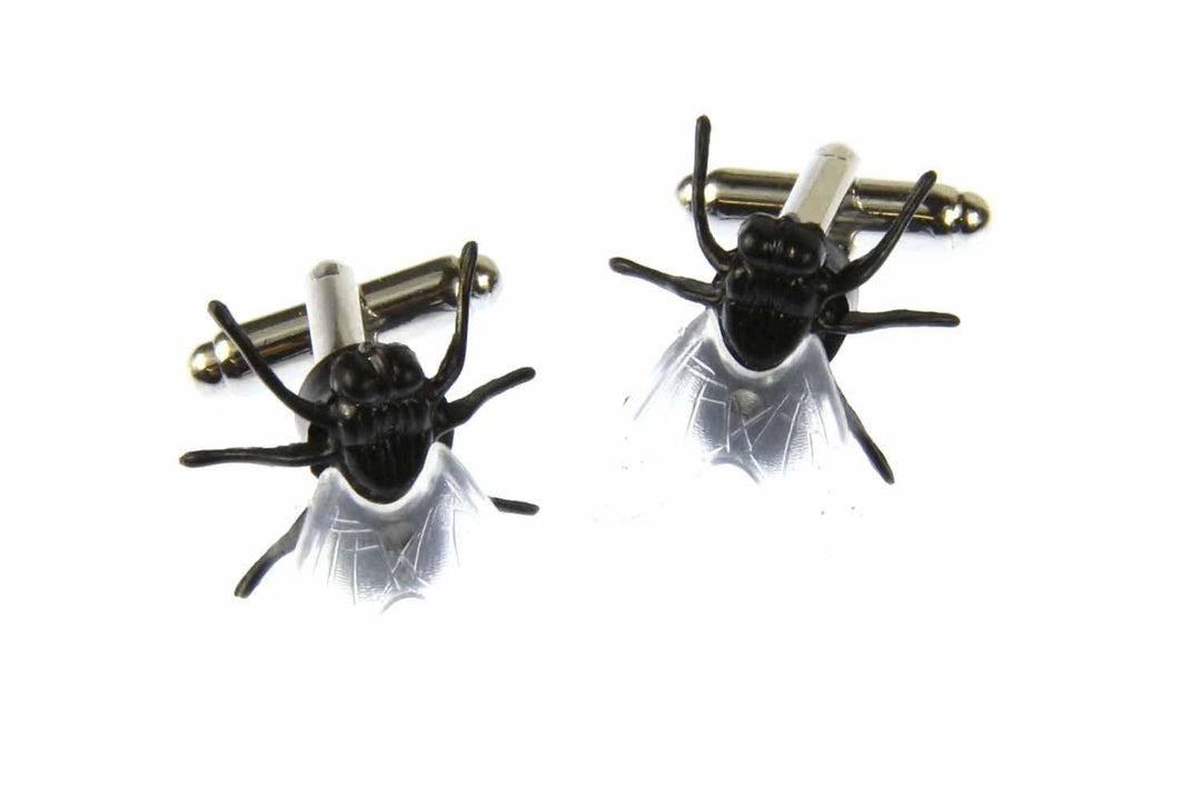 Miniblings Fliege Manschettenknöpfe Miniblings Knöpfe + Box Fliegen Halloween Schmeissfliege - Herre