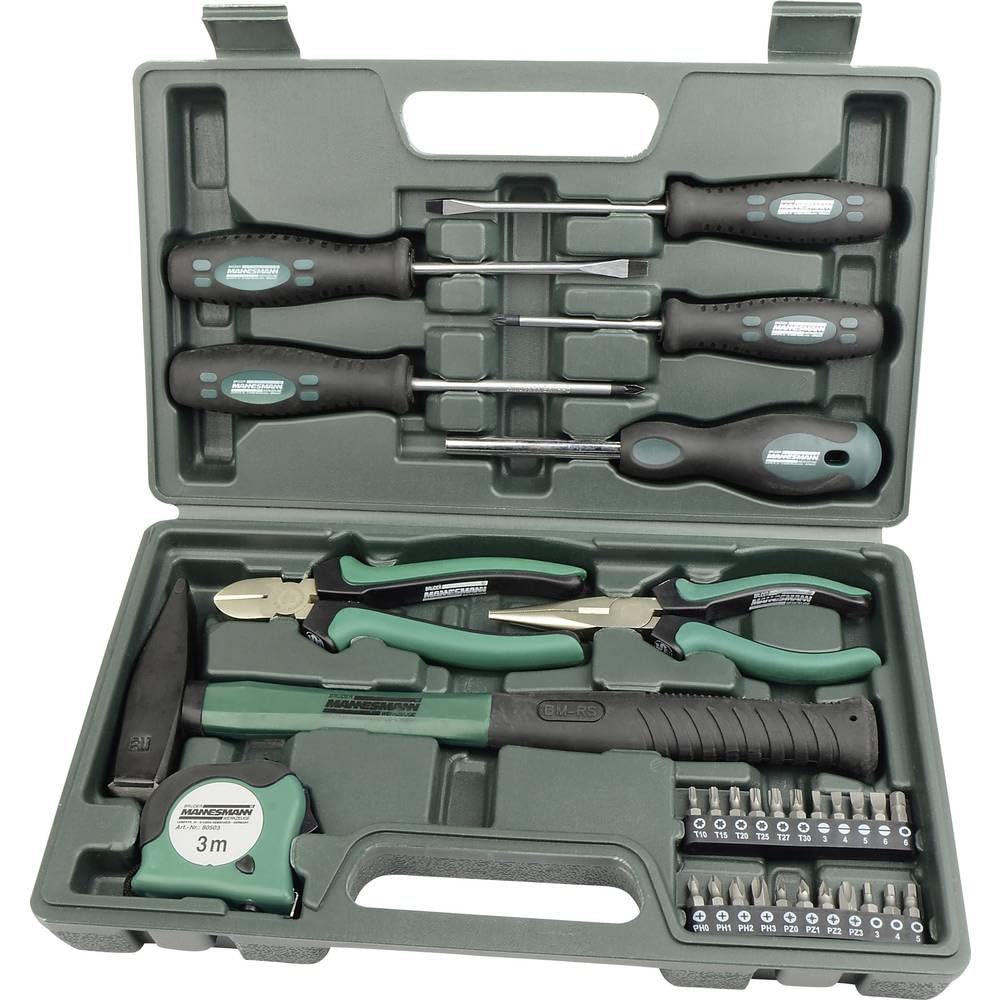 Brüder Mannesmann Werkzeugkoffer, 31-teilig | M29031