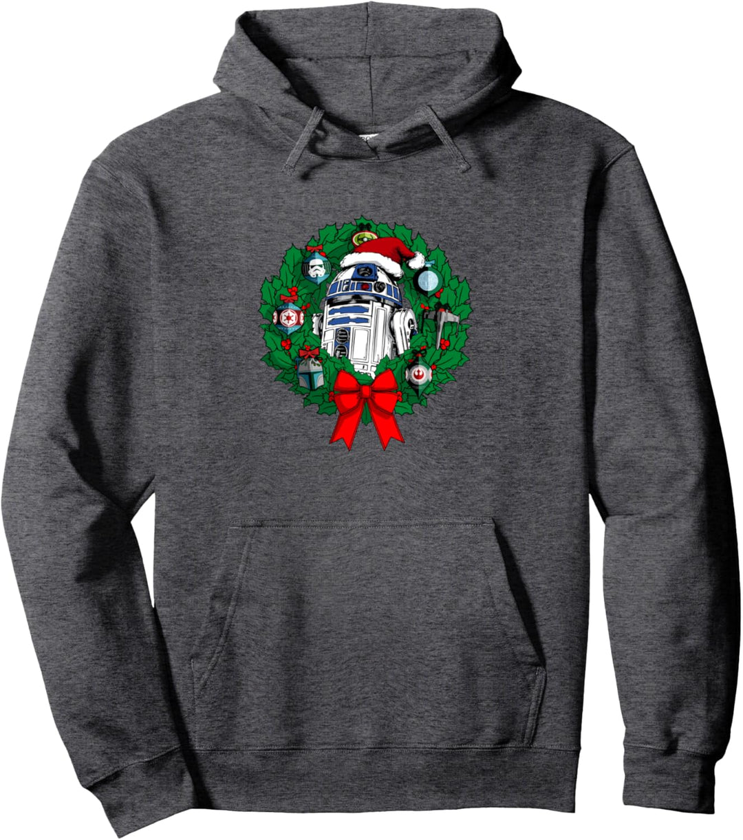 Star Wars Christmas R2-D2 Wreath Pullover Hoodie