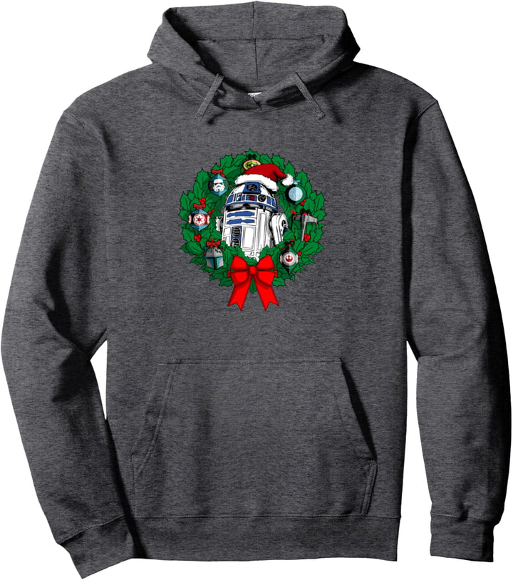 Star Wars Christmas R2-D2 Wreath Pullover Hoodie