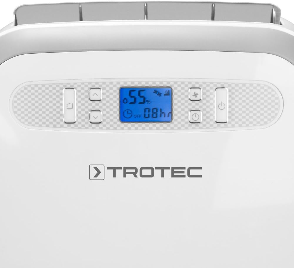 TROTEC Luftentfeuchter elektrisch TTK 95 E – Leistung 30 L/Tag – Fläche 90 m² - 230 m³ – mit Autoabs