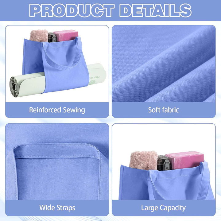 Yogatasche Damen Gross, wasserdichte Yoga Tasche mit Nassfach, Klettverschluss & Schnellzugriff für