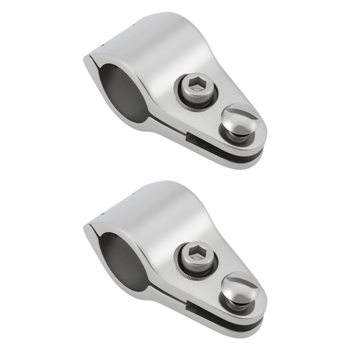 ECSiNG 2 Stück 22 Mm Backen-Gleitschienenhalterung aus Edelstahl 316 Kompatibel mit Bimini-Tops der