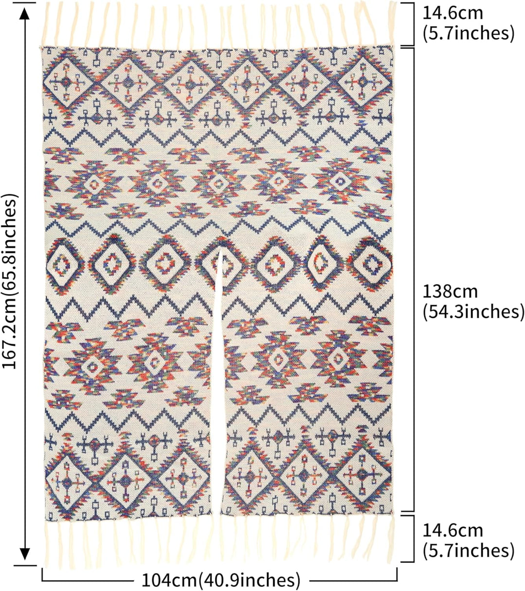 Made by Nami Poncho Damen Umhang Beige Boho Style Festival Accessoires