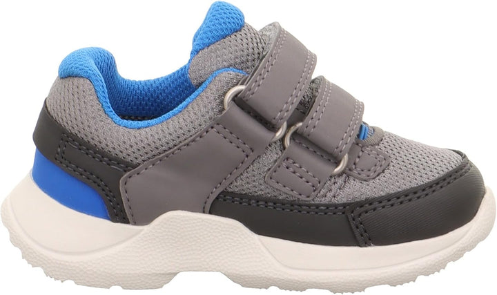 Superfit Mädchen Rush Sneaker 20 EU Hellgrau Blau 2500, 20 EU Hellgrau Blau 2500