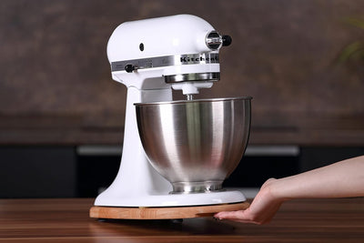 GZ-Design Gleitbrett für KichenAid Artisan & Classic - perfektes KitchenAaid Zubehör aus Hartholz -