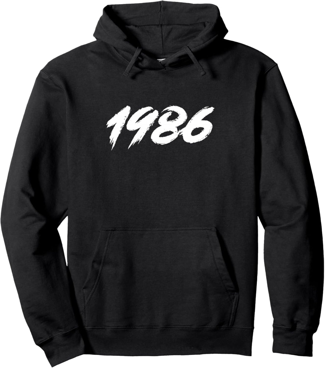 Vintage-Geburtstag seit 1986 in toller weisser Schrift Pullover Hoodie