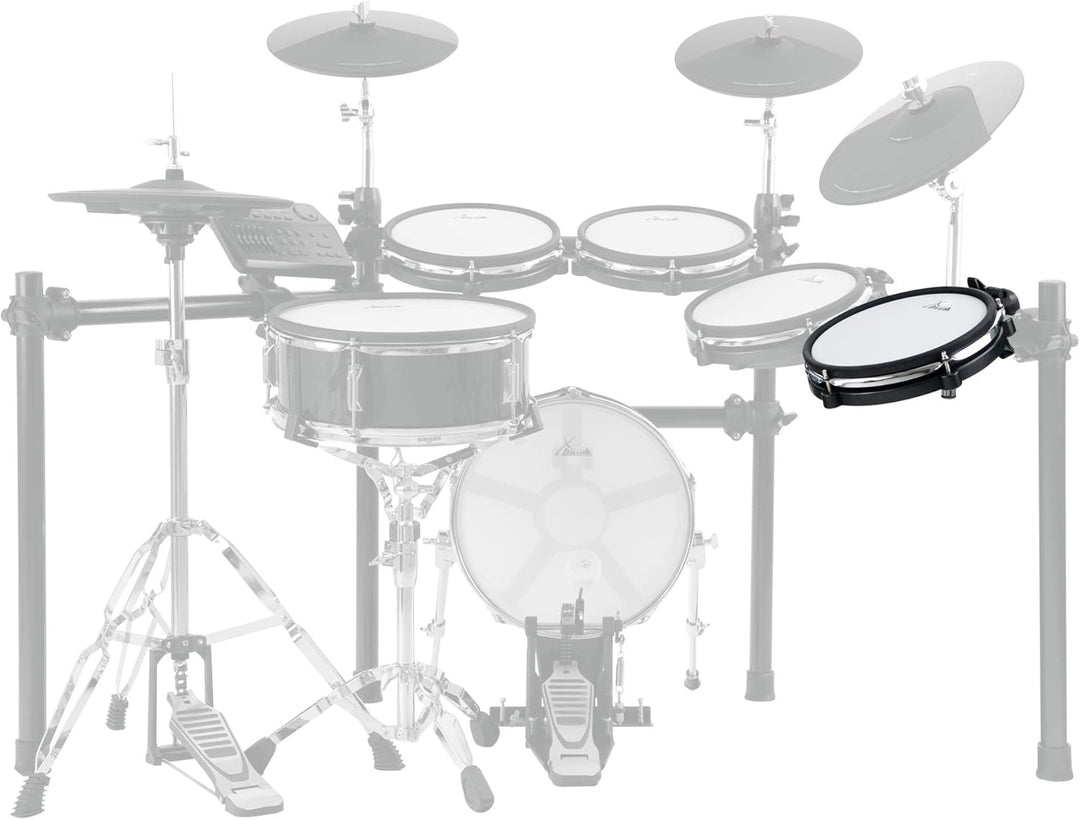 XDrum DD-650 Add-On Set - 10" Dual Zone Pad (Fell und Rim) - Realistischer Rebound - Ideal für XDrum