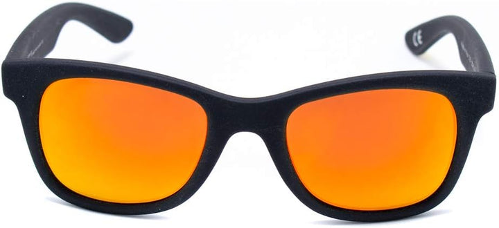 Italia Independent Unisex-Erwachsene 0090-009-GER Sonnenbrille, Schwarz (Negro), 50
